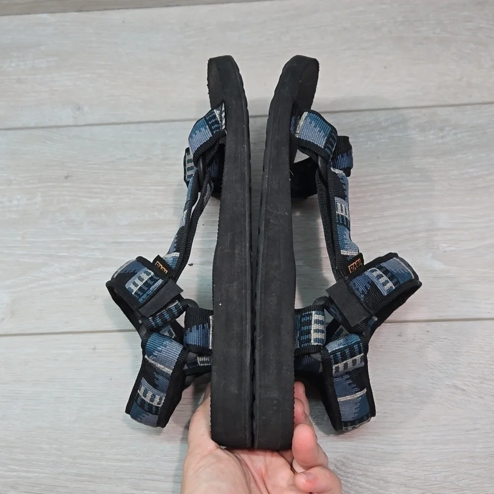 Teva Mens Outdoor Hiking Hook&loop Sandals Slide Flats shoes sz 8